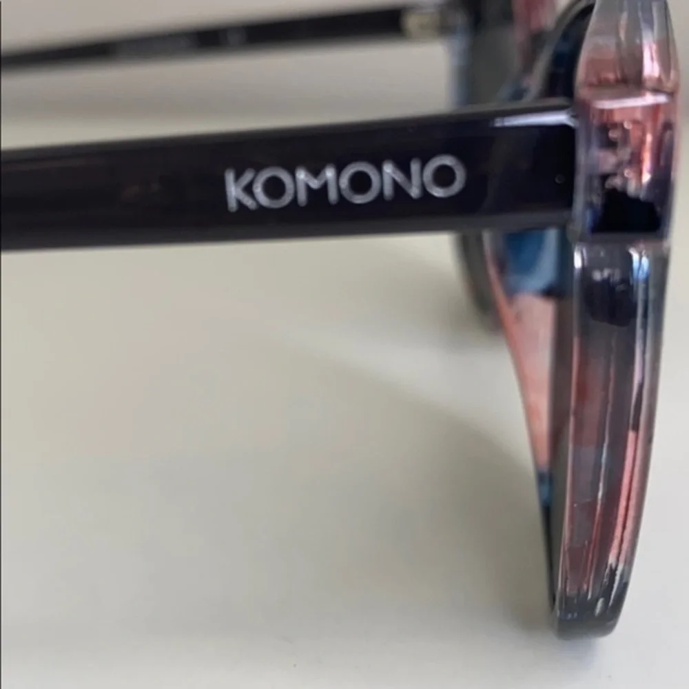 Komono Urkel Floral Sunglasses NEW black pink UV400